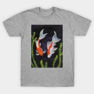 Goldfish Acrylic Painting T-Shirt